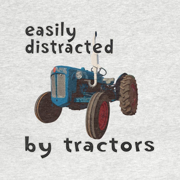 easily distracted by tractors by seadogprints